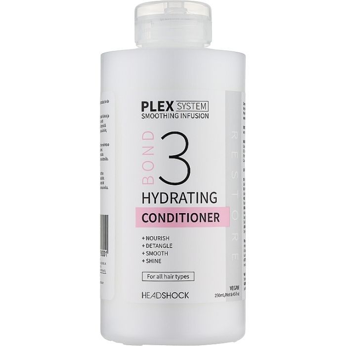 Кондиціонер для волосся Headshock Plex System Hydrating Conditioner №3 Зволожувальний 250 мл (5031413936001)