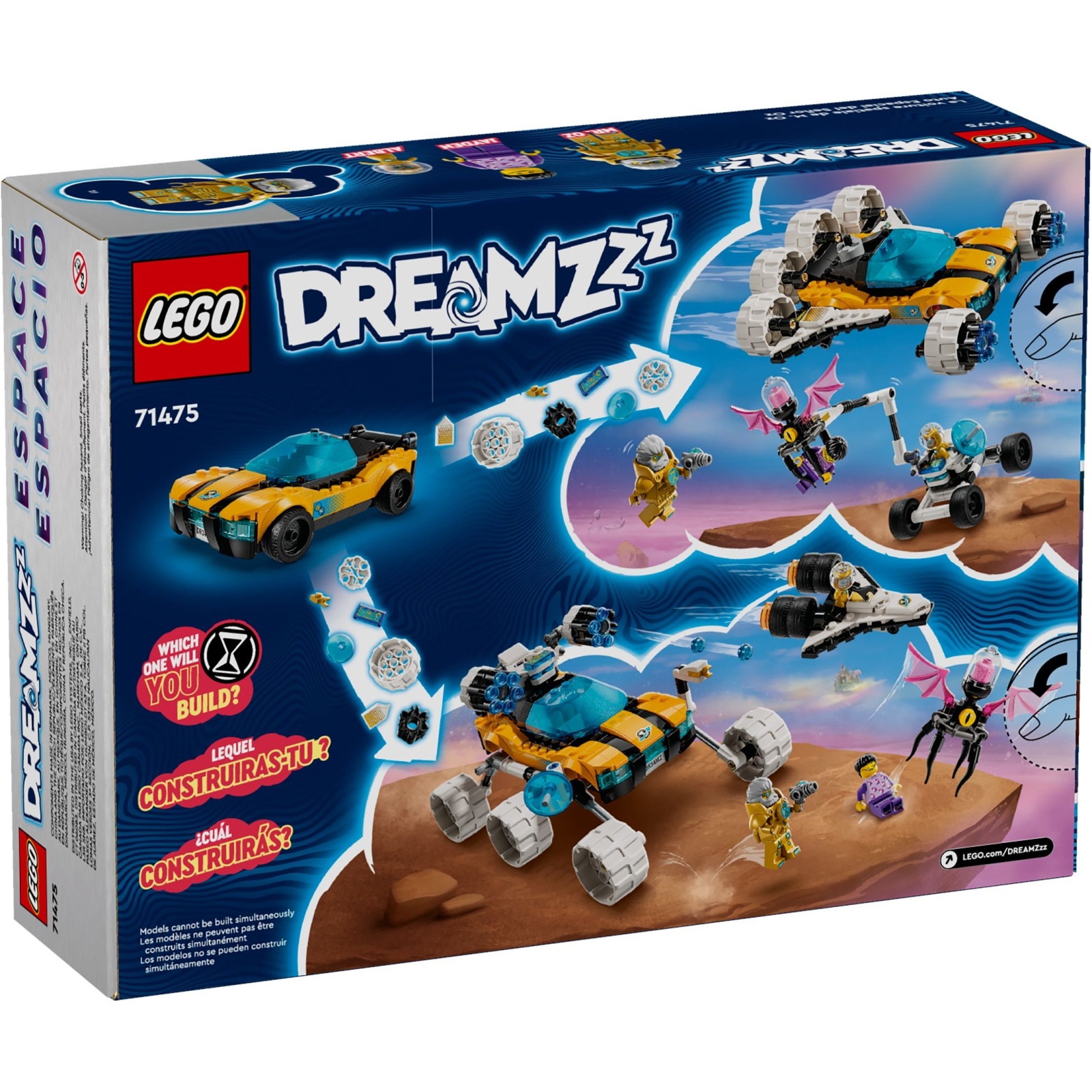 Конструктор LEGO DREAMZzz Космический автомобиль господина Оза 350 деталей (71475) изображение 8