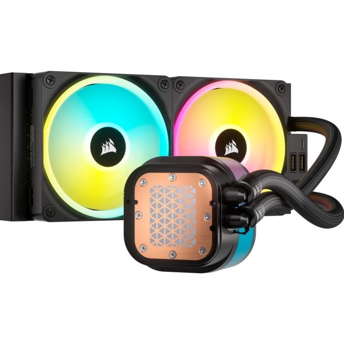 Система жидкостного охлаждения Corsair iCUE Link H100i LCD RGB (CW-9061007-WW) изображение 3