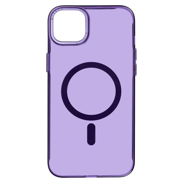 Чехол для мобильного телефона Armorstandart Y23 MagSafe Apple iPhone 15 Transparent Purple (ARM68567)