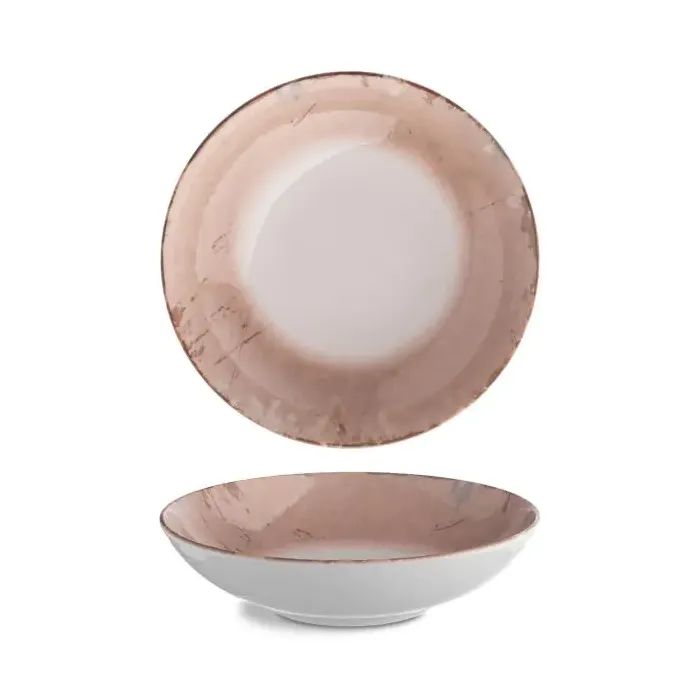 Тарелка G.Benedikt Isabelle глибока 22 см Stone Ginger (ISC1922-K0009)