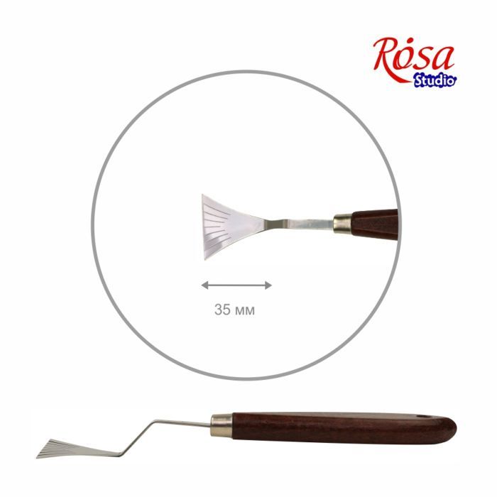 Мастихін Rosa Studio ArtWork №2 лопатка, довжина 3,5см (6926586613677)