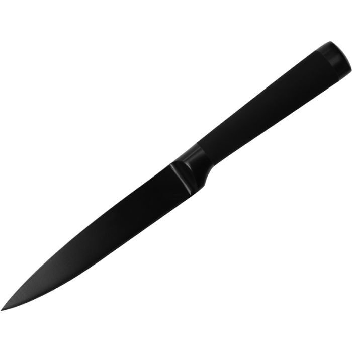 Кухонный нож Bergner Black Blade універсальний 12,5 см (BG-8772)