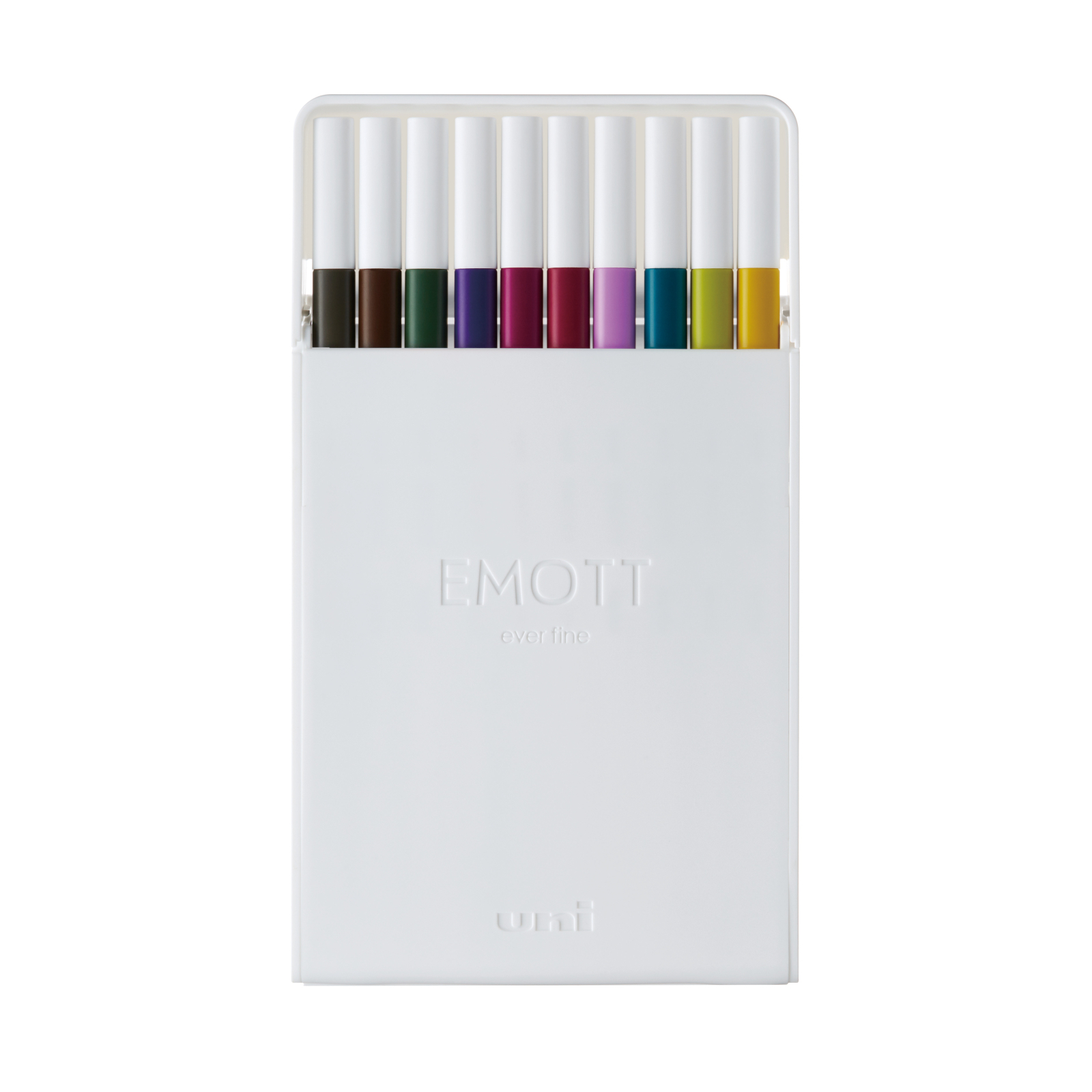 Лайнер UNI набор Emott Calm-tone Dark Color 0.4 мм 10 цветов (PEM-SY/10C.03CTDC) изображение 2