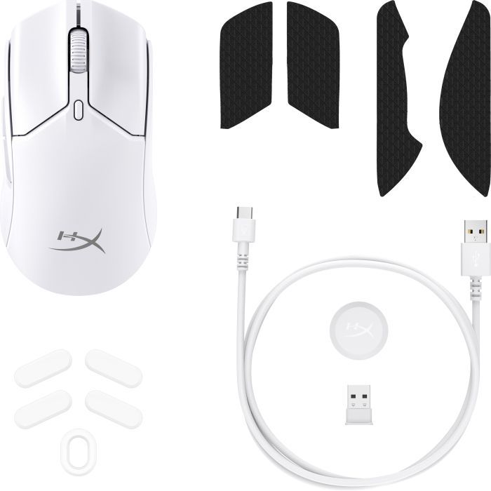 Мышка HyperX Pulsefire Haste 2 Mini Wireless White (7D389AA) изображение 6