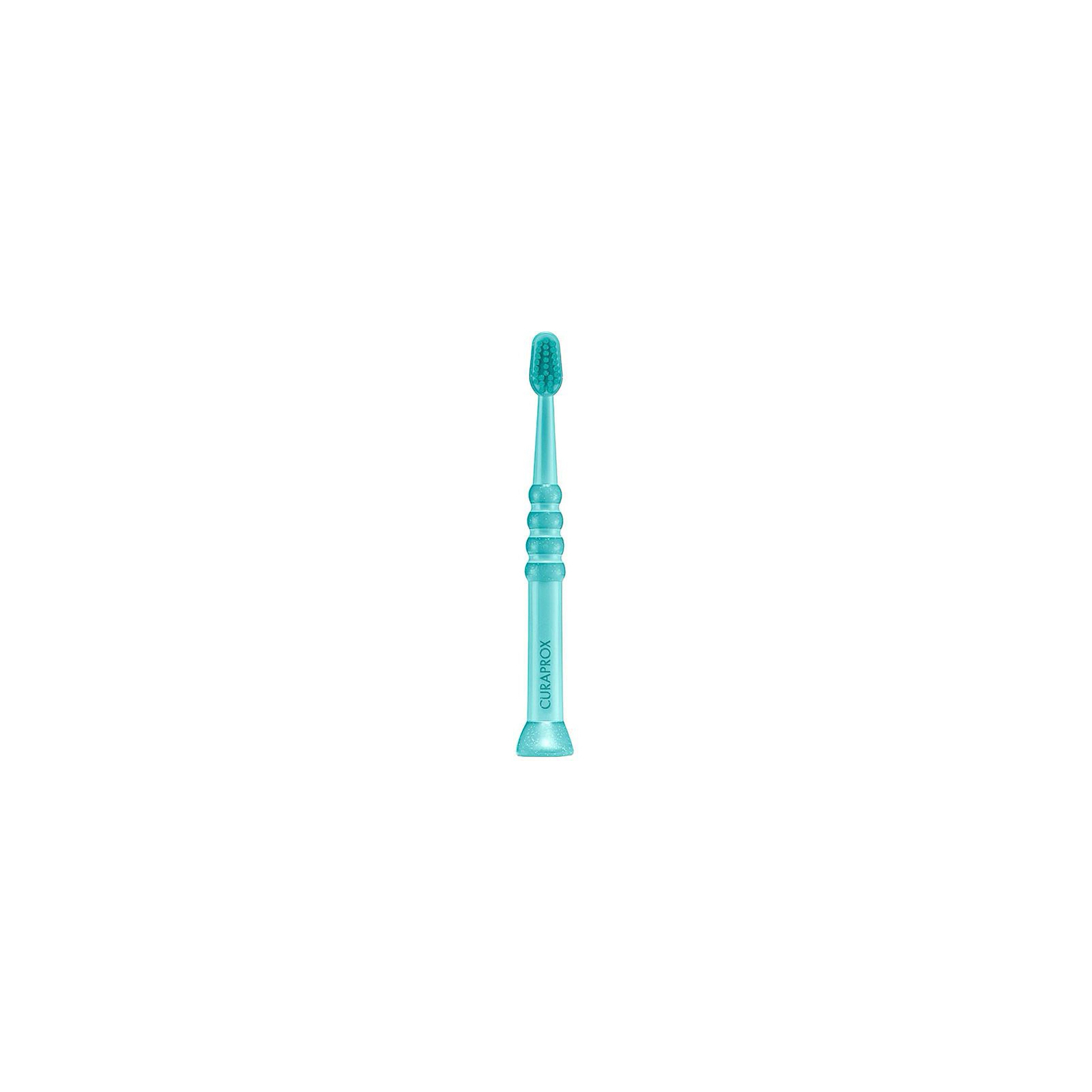 Детская зубная щетка Curaprox CS Baby з гумованою ручкою (0-4 років) Зелений (CS Baby-07) изображение 2