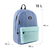 Рюкзак школьный GoPack Education Teens 140L-2 мятно-голубой (GO24-140L-2) изображение 2