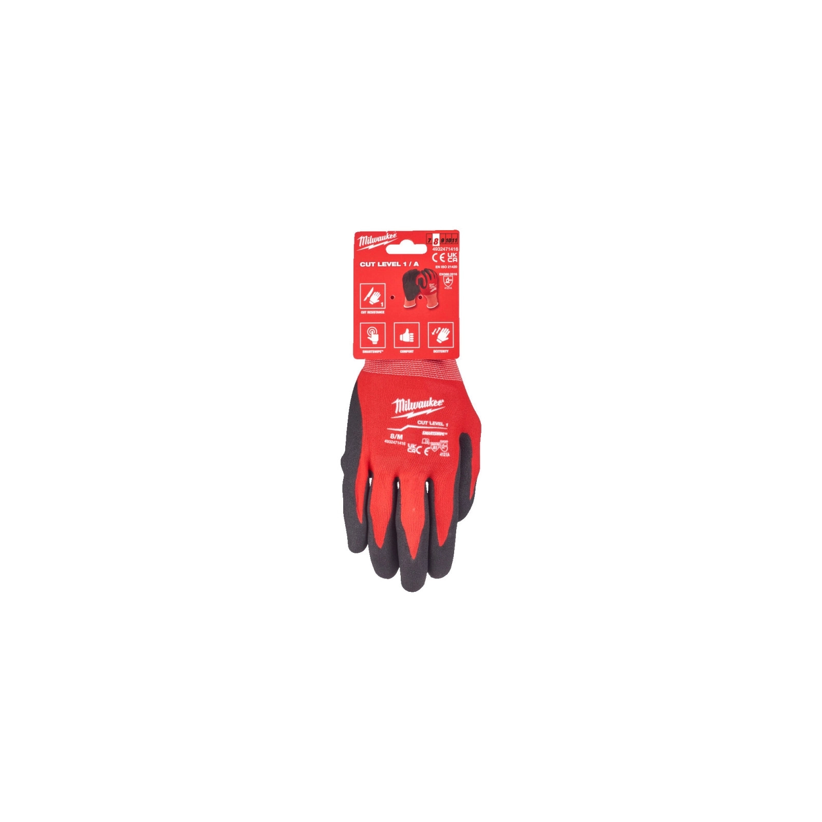Защитные перчатки Milwaukee с сопротивлением порезам 1 уровня, 10/XL (4932471418) изображение 2
