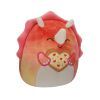 Мягкая игрушка Squishmallows Трицератопс Тринити 19 см (SQVA00857) изображение 3