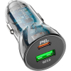 Зарядное устройство HOCO Z47A USB-A/Type-C Black (6931474782298) изображение 3