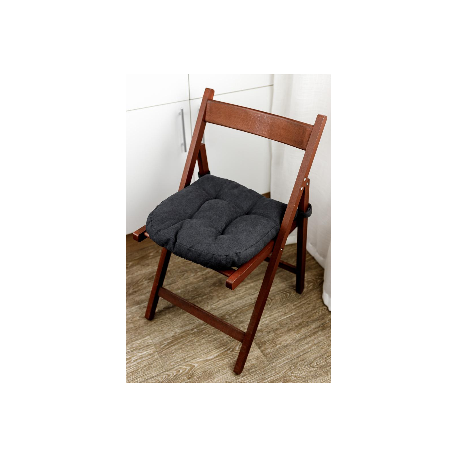 Подушка на стул Прованс LUIS Черная 40х40 см (33802) изображение 2