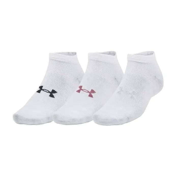 Носки Under Armour 1382958-100 Essential Low Cut 3 пари білий LG (196885590931)