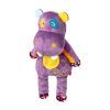 Игрушка для собак GiGwi Plush Бегемот с веревками и пищалкой 34 см (2255)