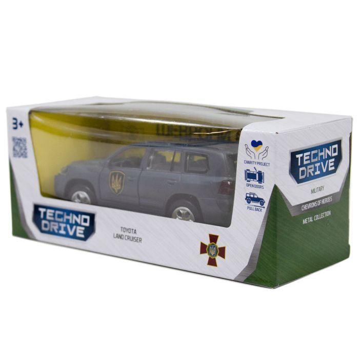 Машина TechnoDrive серії Шеврони Героїв - Toyota Land Сruiser - Рубіж (KM6010) зображення 5