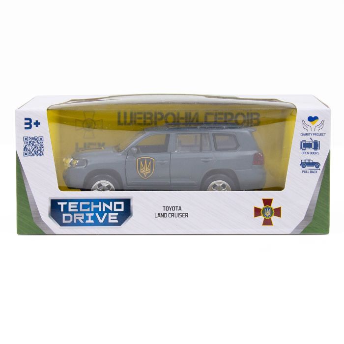 Машина TechnoDrive серії Шеврони Героїв - Toyota Land Сruiser - Рубіж (KM6010) зображення 6