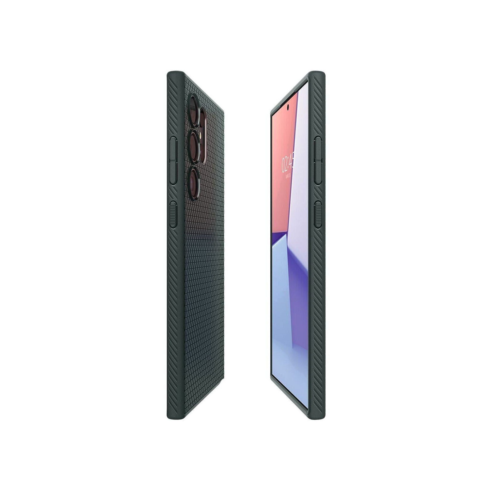 Чехол для мобильного телефона Spigen Samsung Galaxy S24 Ultra, Liquid Air, Abyss Green (ACS07288) изображение 7