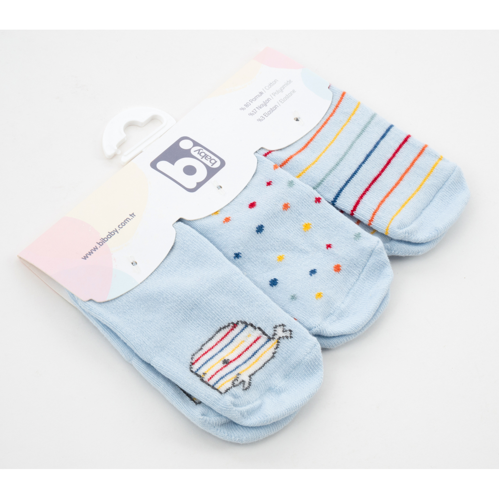 Шкарпетки дитячі Bibaby набір (68364-0-6B-blue) зображення 2