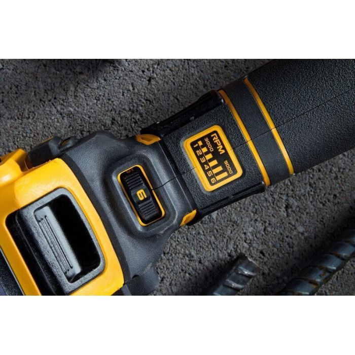 Шліфувальна машина DeWALT 18В XR Li-lon 6Ah, 125 мм, 3000-9000об/хв (DCG409VST1) зображення 10