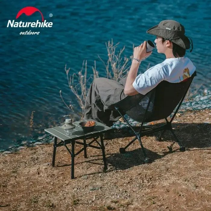 Туристический стол Naturehike CNH22JU050 алюміній світло-коричневий (6975641885320) изображение 8