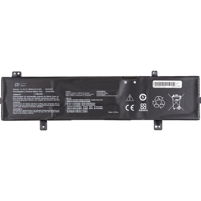 Аккумулятор для ноутбука ASUS VivoBook 15 X505BA (B31N1631) 11.4V 3600mAh PowerPlant (NB431809)