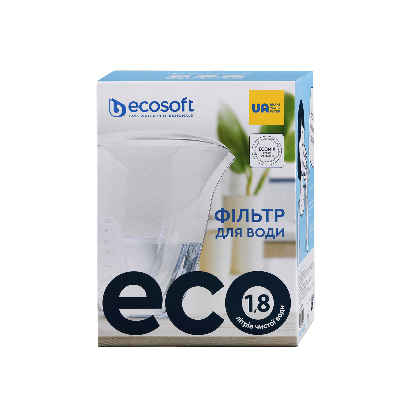 Фильтр-кувшин Ecosoft ECO 3л, білий (FMVECOWECO) изображение 9