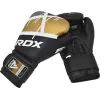 Боксерские перчатки RDX F7 Ego Black Golden 10 унцій (BGR-F7BGL-10oz) изображение 2