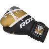 Боксерские перчатки RDX F7 Ego Black Golden 10 унцій (BGR-F7BGL-10oz) изображение 3