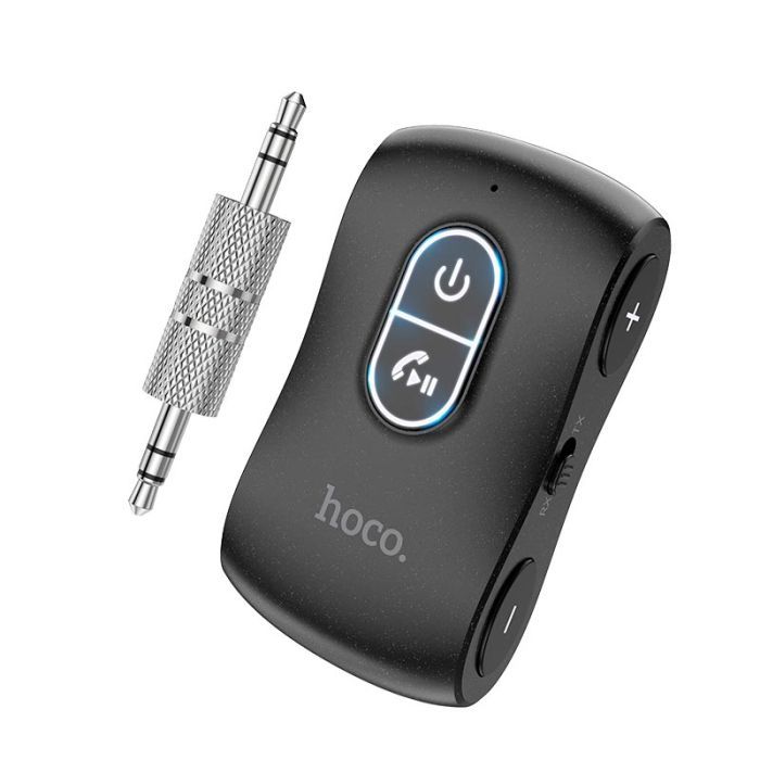 Bluetooth трансмітер HOCO E73 Pro Journey AUX BT audio receiver/transmitter Black Star (6931474783752) зображення 3