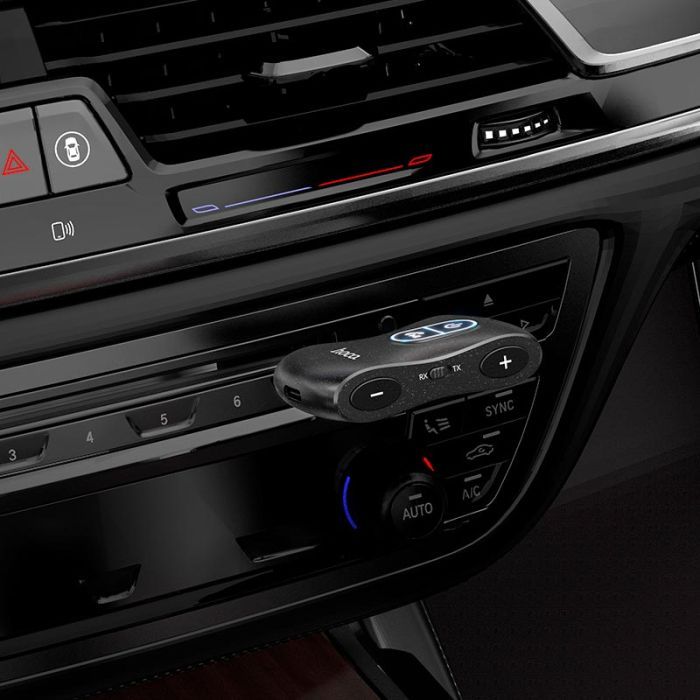 Bluetooth трансмітер HOCO E73 Pro Journey AUX BT audio receiver/transmitter Black Star (6931474783752) зображення 9