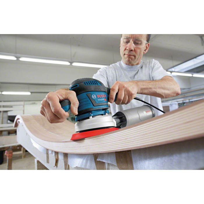 Шліфувальна машина Bosch GEX, 40-150, 400Вт, 150мм, 12000об/хв (0.601.37B.202) зображення 2