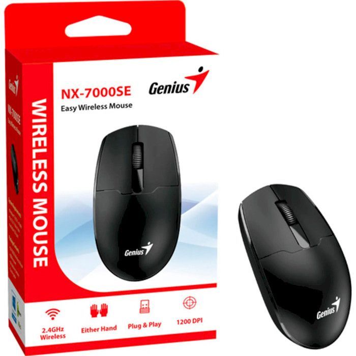Мышка Genius NX-7000SE Wireless Black (31030032400) изображение 6