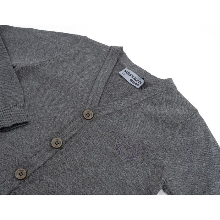 Кофта дитяча Na в'язана на ґудзичках (AFB 1211-128B-gray) зображення 3