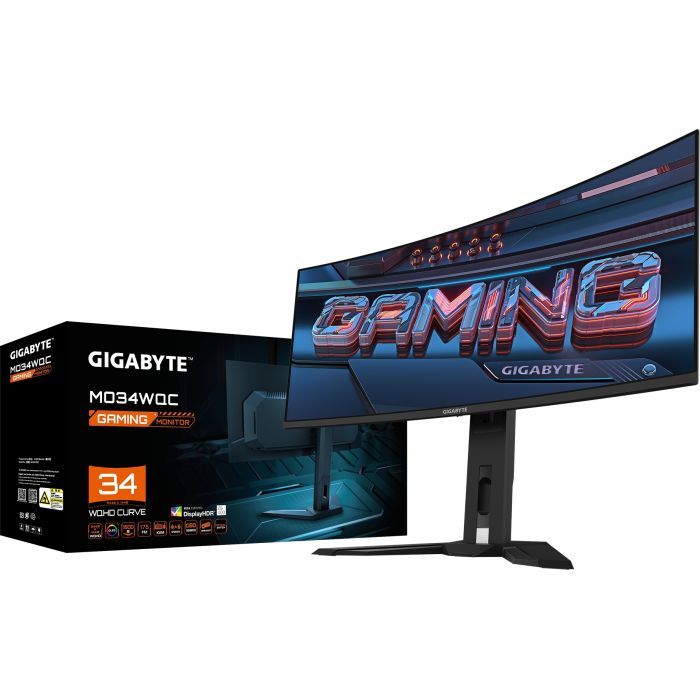 Монитор GIGABYTE MO34WQC EK изображение 8