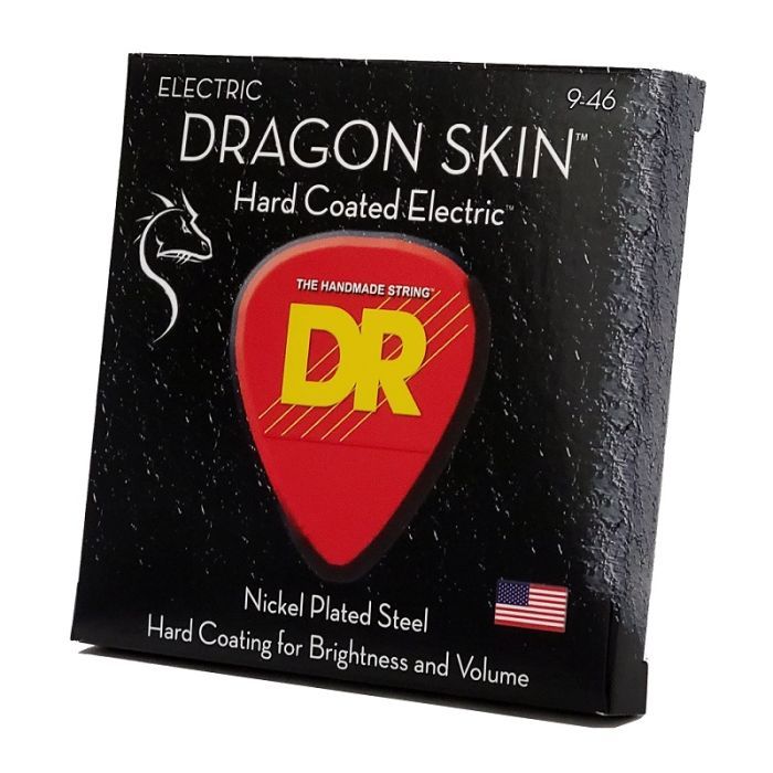 Струны для гитары DR Strings DRAGON SKIN Electric - Light Heavy (9-46) (DSE-9/46) изображение 2
