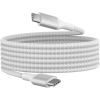 Дата кабель USB-C to USB-C 1.0m 240W white Belkin (CAB015BT1MWH) изображение 2
