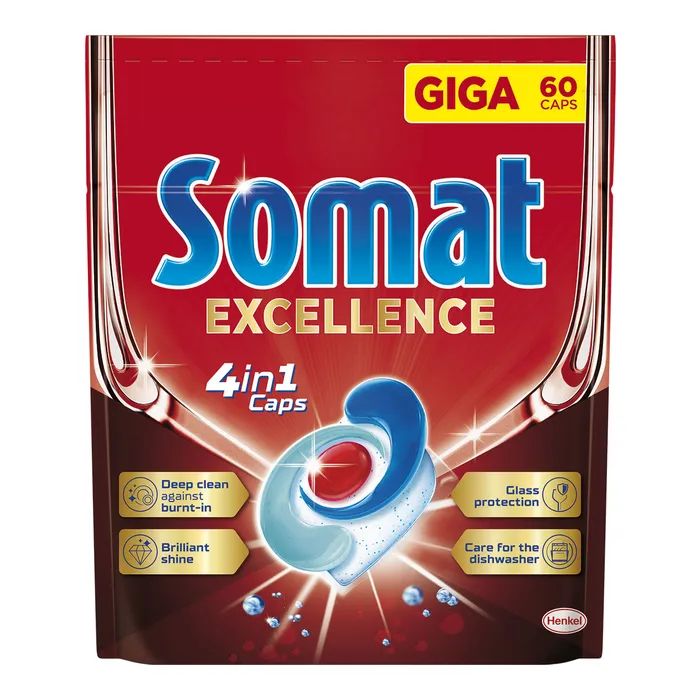 Таблетки для посудомоечных машин Somat Excellence 60 шт. (9000101808087)