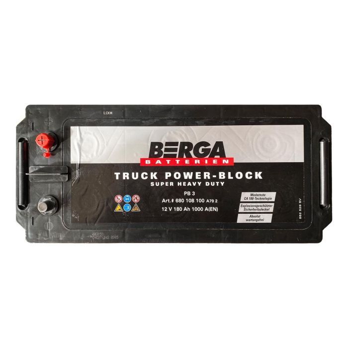 Аккумулятор автомобильный Berga Truck Power Block 180Ah бокова(+/-) (1000EN) (6801081007502) изображение 2