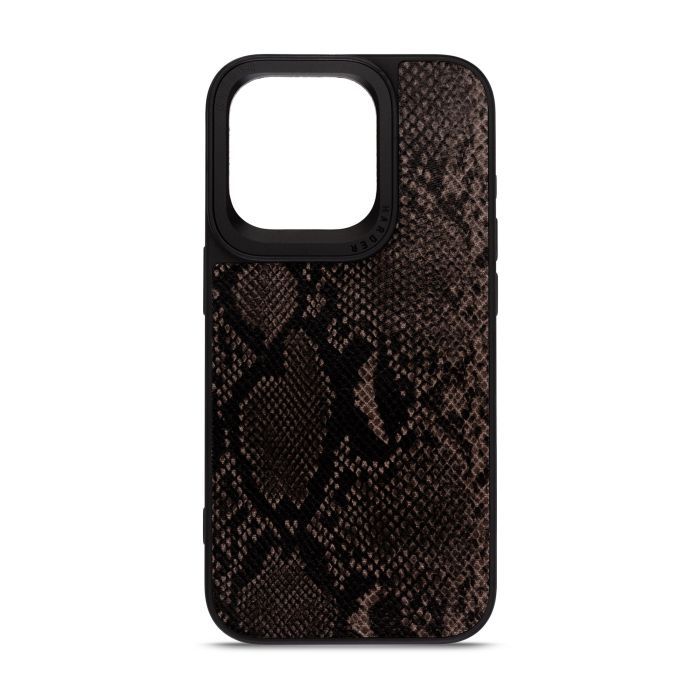 Чехол для мобильного телефона Harder Genuine Snake Apple iPhone 15 Pro Dark Purple (ARM76782)