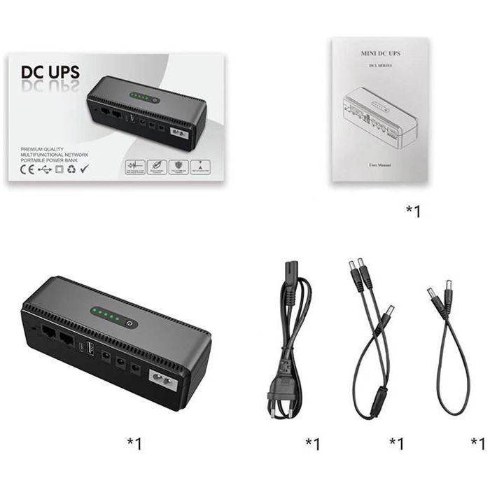 Источник бесперебойного питания Yepo Smart DC-UPS 10400mAh (6980228112485) изображение 6