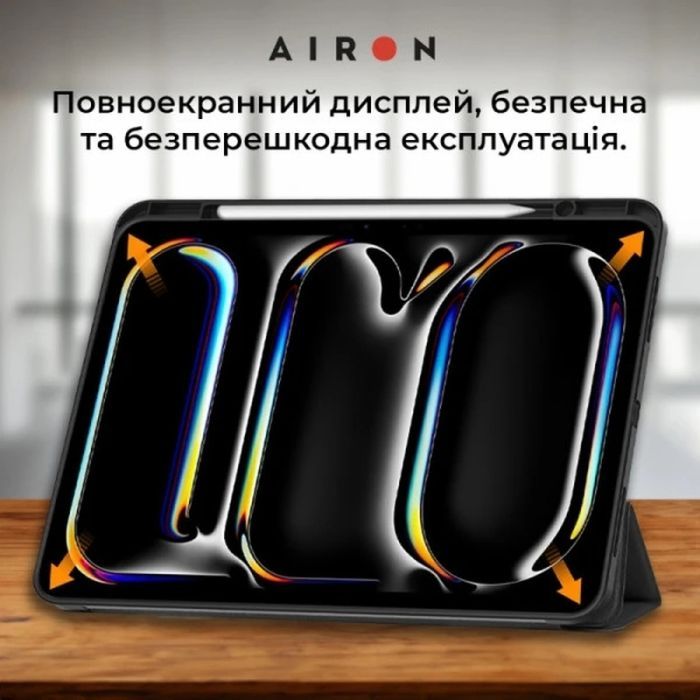 Чохол до планшета AirOn Premium SOFT iPad Pro 11 2024 + Film Black (4822352781128) зображення 7
