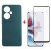 Чехол для мобильного телефона Dengos Oppo Reno 11F + glass Green (DG-KM-96)