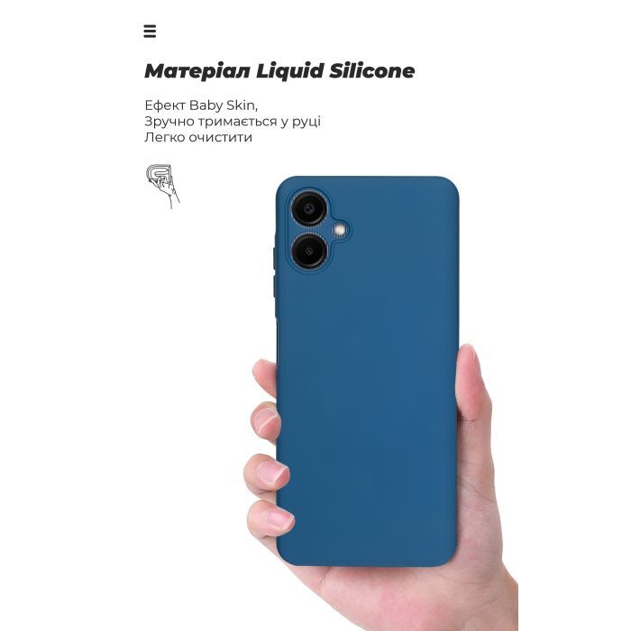 Чехол для мобильного телефона Armorstandart ICON Samsung A06 (A065) Camera cover Blue (ARM80135) изображение 7