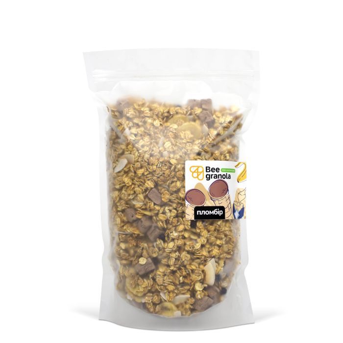 Гранола Bee Granola Шоколадный пломбир 1 кг (4820228430672)