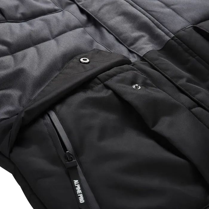 Куртка Alpine Pro Egyp MJCB625 779 сірий/чорний M (007.018.0151) изображение 7