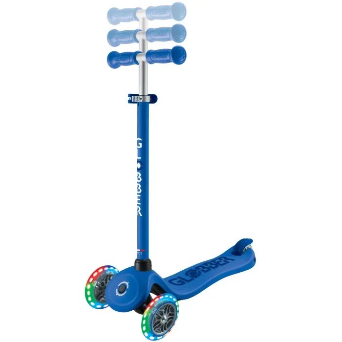 Самокат Globber Go Up Sporty колеса з підсвіткою до 20/50 кг 1+ Синій (452-600-4) зображення 12