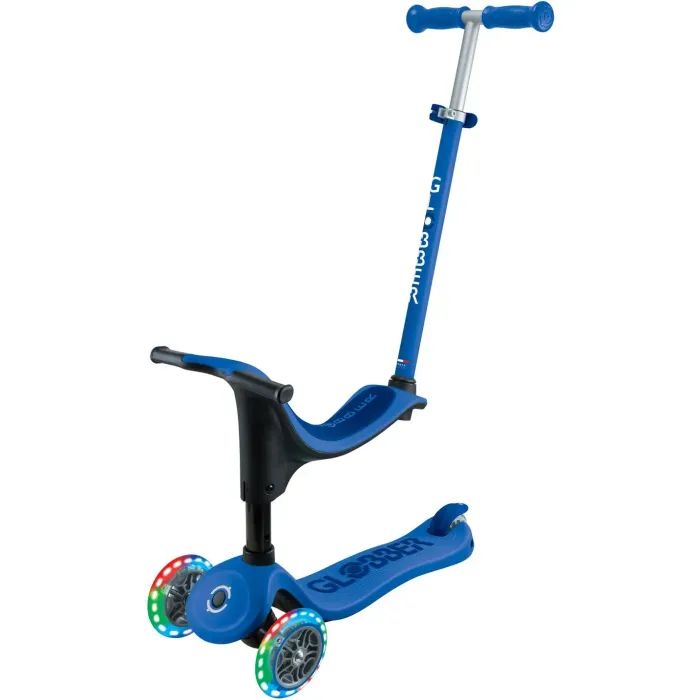 Самокат Globber Go Up Sporty колеса з підсвіткою до 20/50 кг 1+ Синій (452-600-4) зображення 3