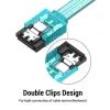 Кабель для передачи данных SATA 3.0 7pin F/F 0.5m L Blue Vention (KDDSD) изображение 2