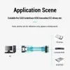 Кабель для передачи данных SATA 3.0 7pin F/F 0.5m L Blue Vention (KDDSD) изображение 4