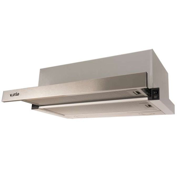 Витяжка кухонна Ventolux GARDA 60 INOX (700) LED зображення 2