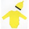 Набор детской одежды Miniworld с шапочкой (14711-68B-gray) изображение 4